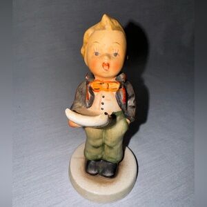 Napco Figurine of Boy "The Singer" SH1A With Original Napco Sticker on Bottom